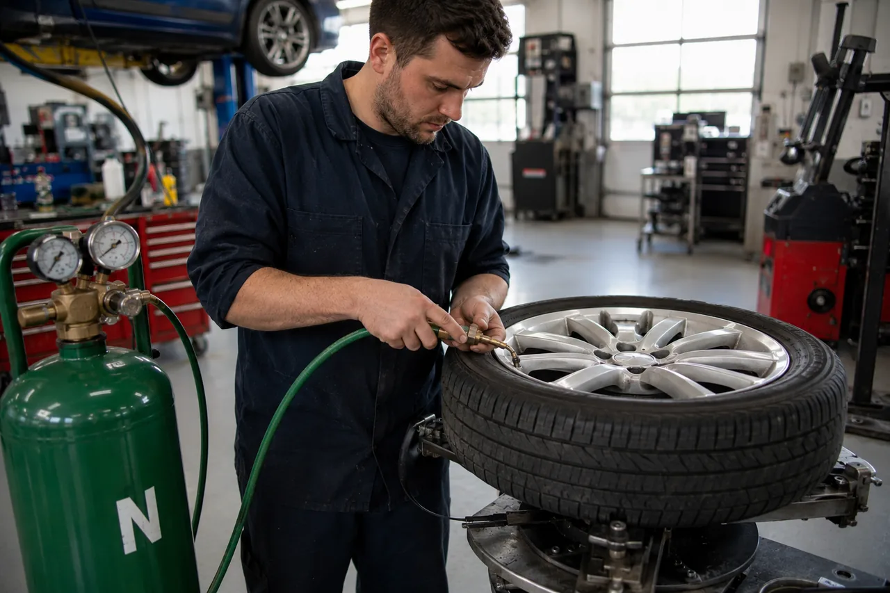Nitrogen Tire Inflation at Big O Tires Vernon